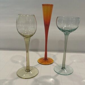Mini Cordial Stemware Set of 3 Multicolored probably by Manorisms - from 2000